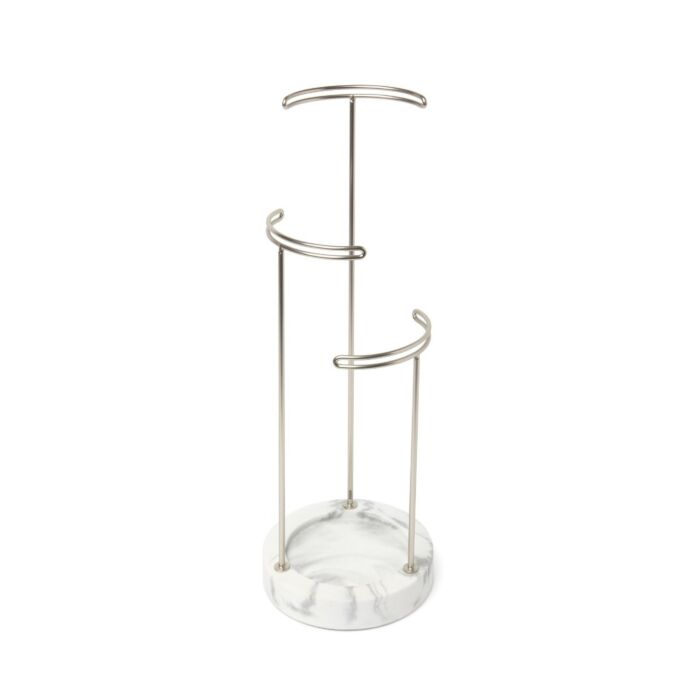 Umbra - Tesora Jewellery Stand - White/Nickel